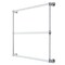 Kingston Brass 36" x 32" Wall Mount Towel Rack, Polished Chrome DTM32363CP - alternate 1